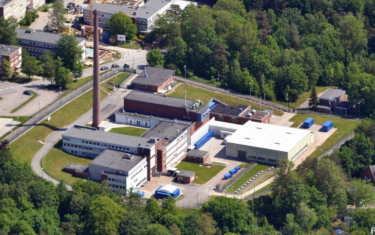 Luftbild 2016 der Forschungsreaktoranlage ehemals Gkss