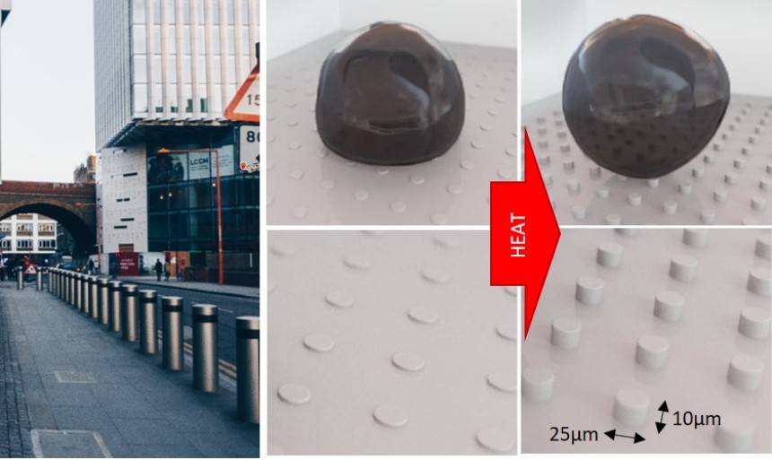 Materials that can repel gas bubbles on-demand